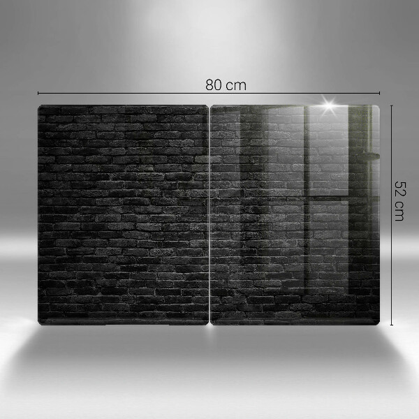 Herdabdeckung Wand Backsteinmauer