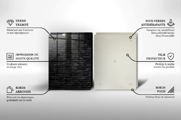 Herdabdeckung Wand Backsteinmauer