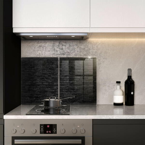 Herdabdeckung Wand Backsteinmauer