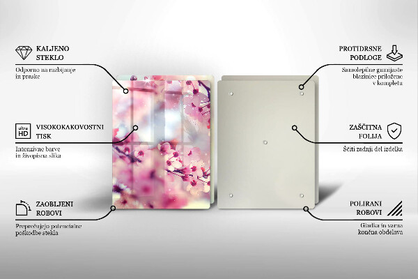 Herdabdeckung Naturapfelblüten
