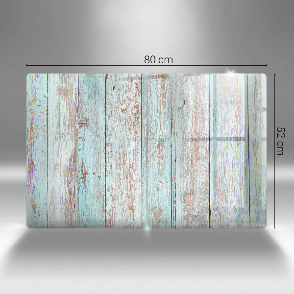 Herdabdeckung Alte Vintage-Bretter