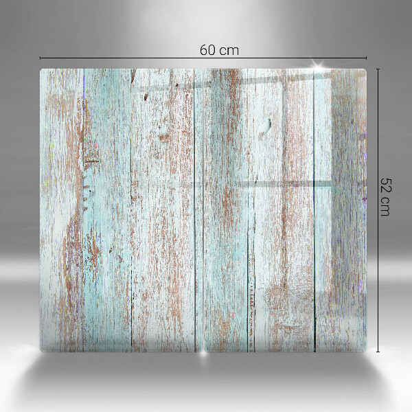 Herdabdeckung Alte Vintage-Bretter