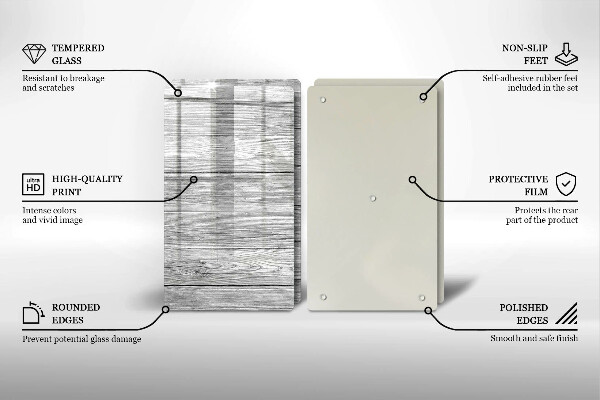 Herdabdeckung Alte Holzbretter