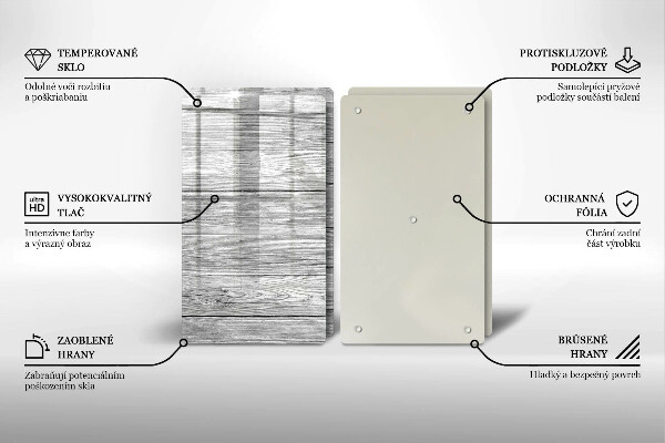 Herdabdeckung Alte Holzbretter