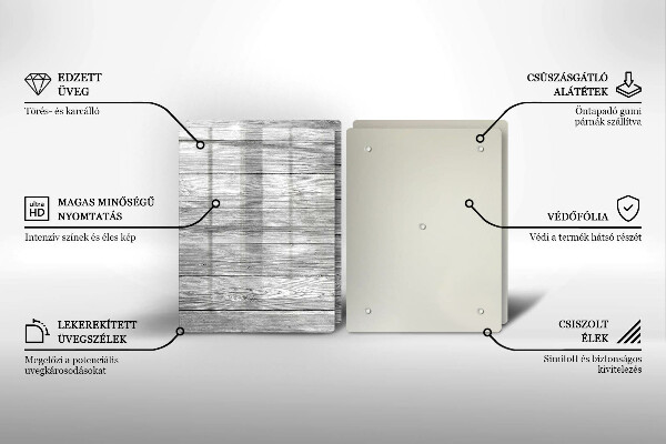 Herdabdeckung Alte Holzbretter