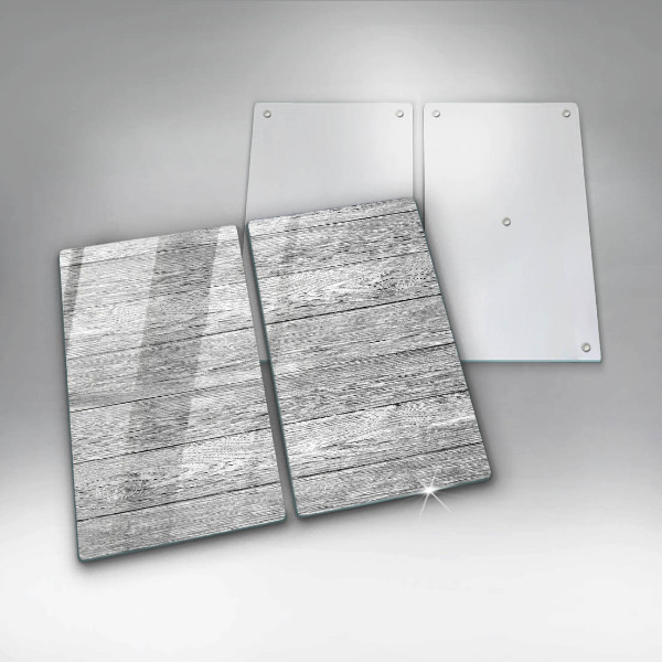 Herdabdeckung Alte Holzbretter