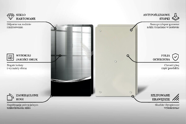 Herdabdeckung Abstraktion mit Metall