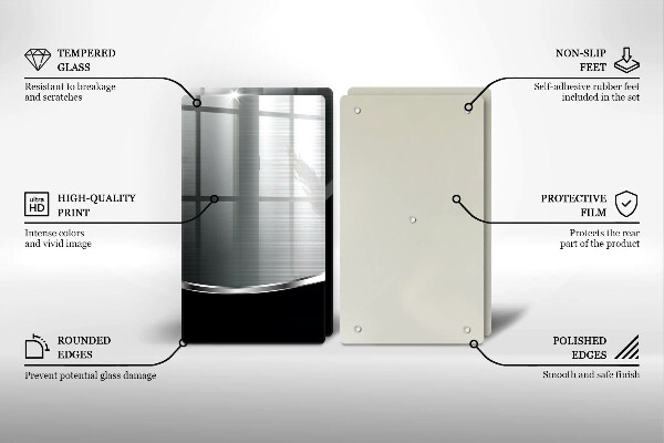 Herdabdeckung Abstraktion mit Metall