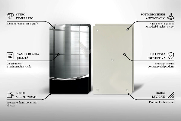 Herdabdeckung Abstraktion mit Metall