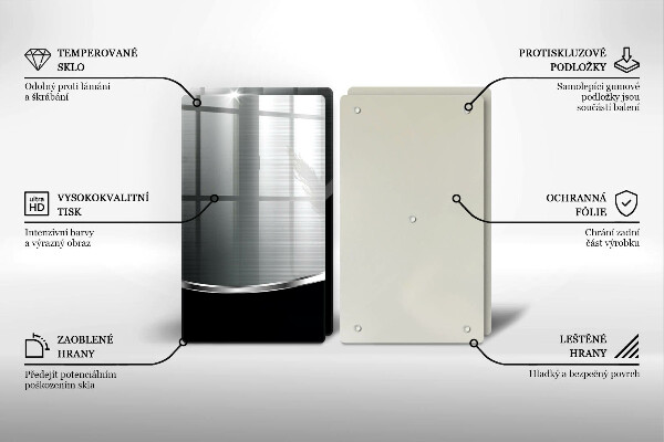 Herdabdeckung Abstraktion mit Metall