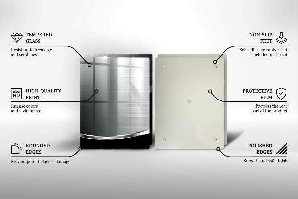 Herdabdeckung Abstraktion mit Metall
