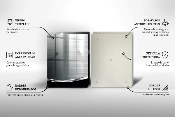 Herdabdeckung Abstraktion mit Metall