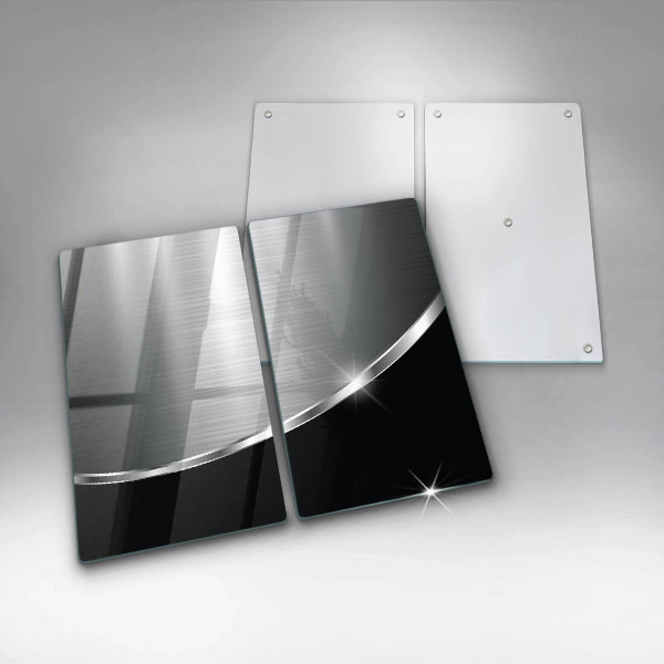 Herdabdeckung Abstraktion mit Metall