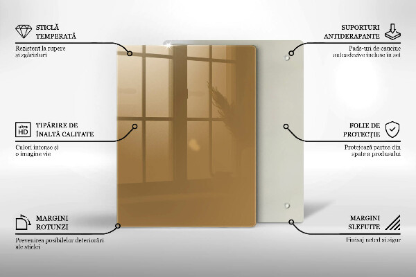 Abdeckung induktionskochfeld Beige Farbe