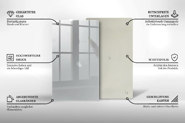 Abdeckung induktionskochfeld Graue Farbe