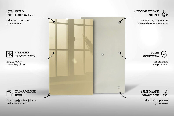 Abdeckung induktionskochfeld Beige Farbe