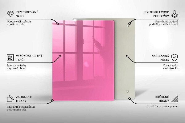 Abdeckung induktionskochfeld Pinke Farbe