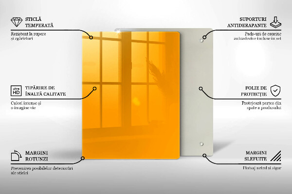 Abdeckung induktionskochfeld Dunkelgelbe Farbe