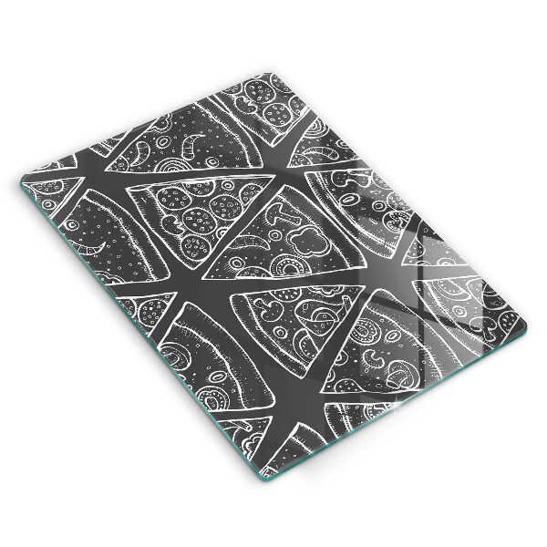 Herd abdeckplatte Pizzaillustration