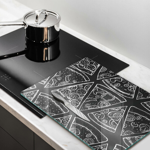 Herd abdeckplatte Pizzaillustration