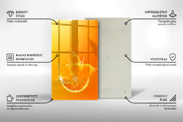 Herd abdeckplatte Saftige Orangenfrucht
