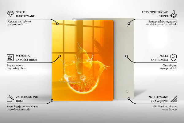 Herd abdeckplatte Saftige Orangenfrucht