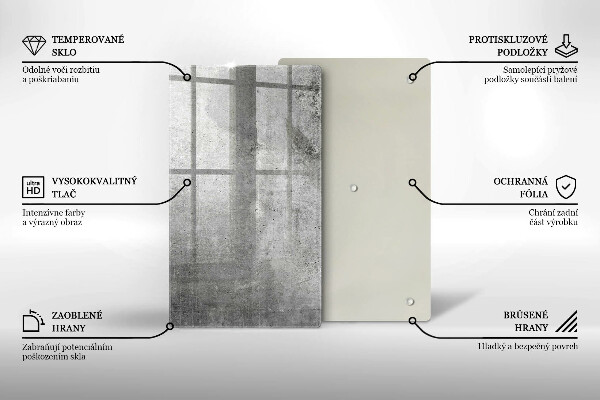Schutz für induktionskochfeld Betonstruktur