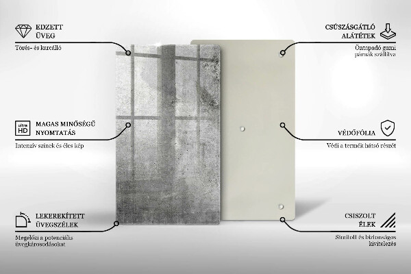 Schutz für induktionskochfeld Betonstruktur