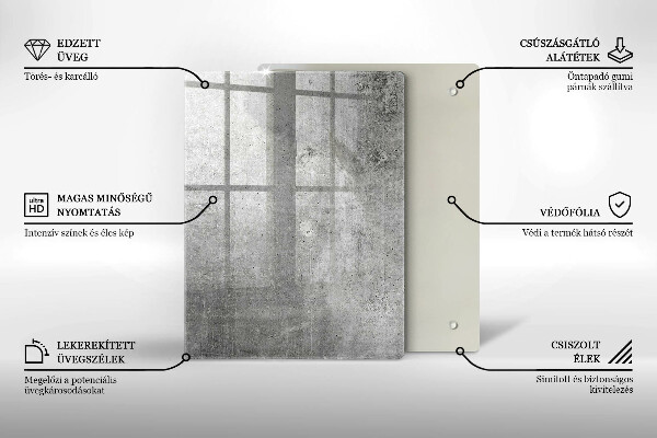 Schutz für induktionskochfeld Betonstruktur