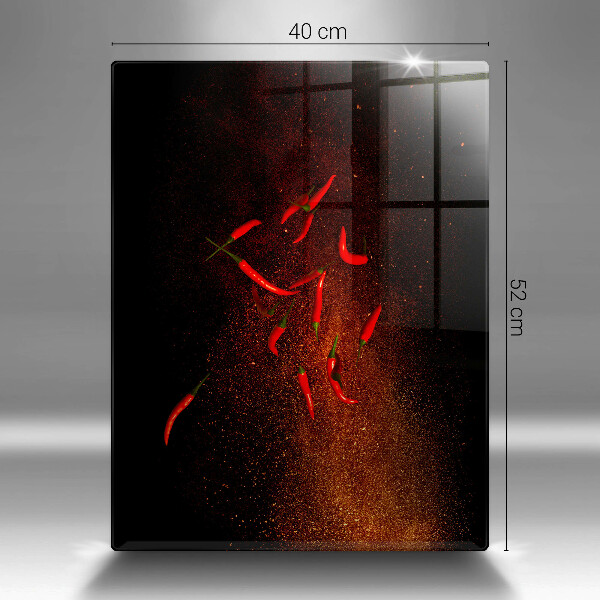 Schutz für induktionskochfeld Scharfe Chilischoten