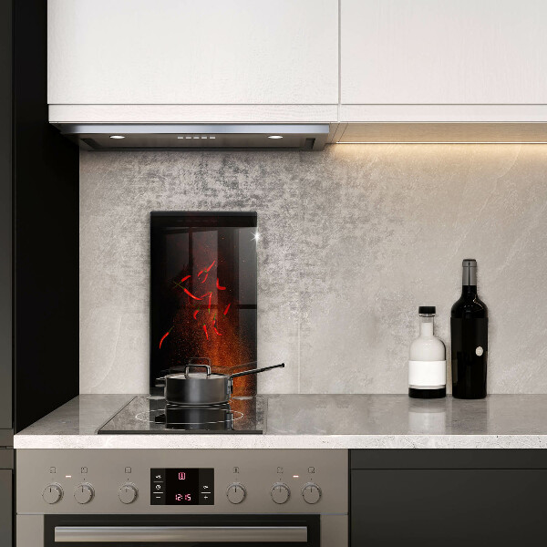 Schutz für induktionskochfeld Scharfe Chilischoten