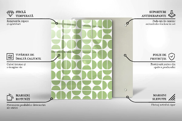 Herd abdeckplatte Muster aus Boho-Formen