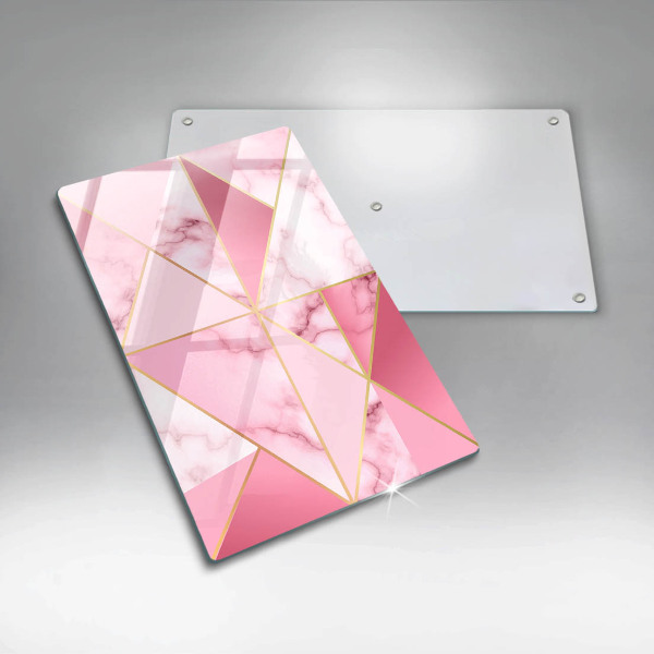 Herd abdeckplatte Geometrischer Marmor