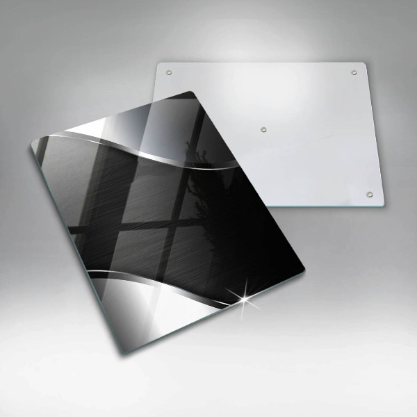 Herd abdeckplatte Metallabstraktion