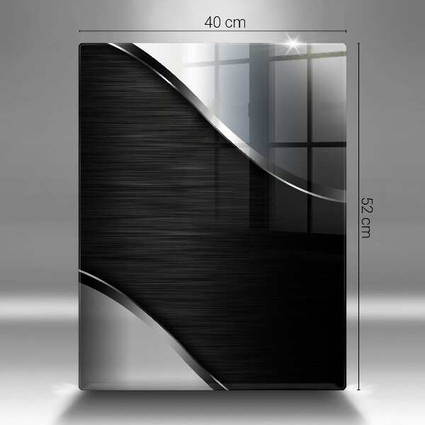 Herd abdeckplatte Metallabstraktion