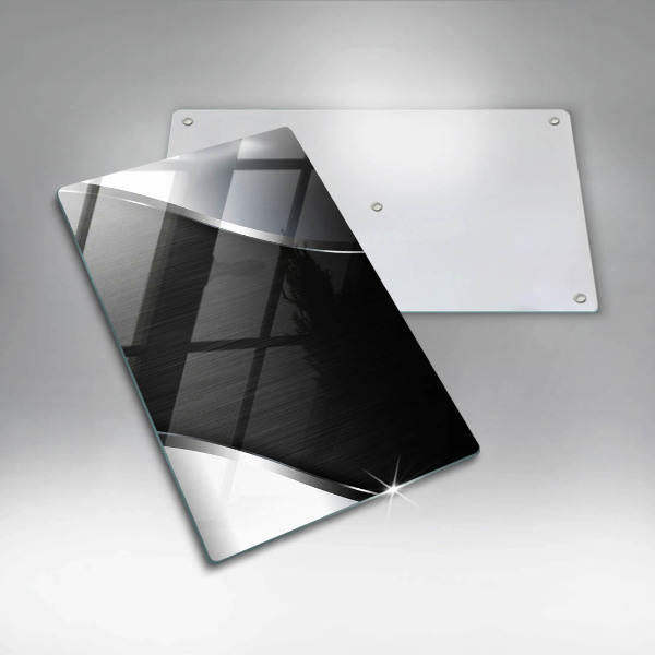 Herd abdeckplatte Metallabstraktion