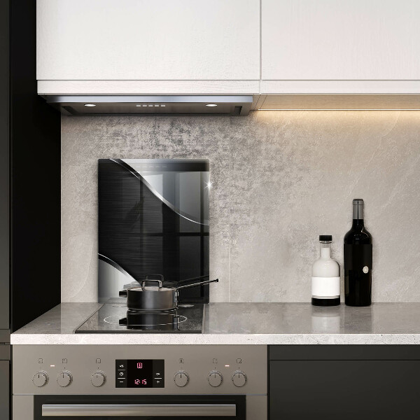 Herd abdeckplatte Metallabstraktion