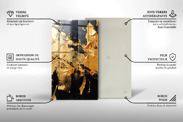 Herd abdeckplatte Elegante Farbstruktur