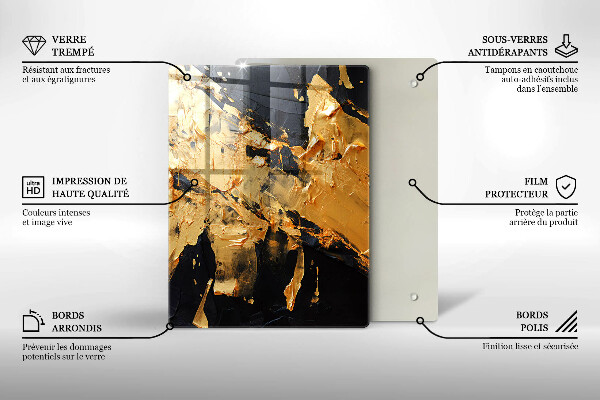 Herd abdeckplatte Elegante Farbstruktur