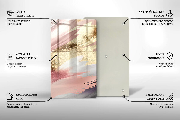 Herd abdeckplatte Pastellflecken