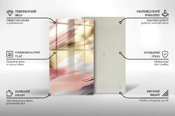 Herd abdeckplatte Pastellflecken