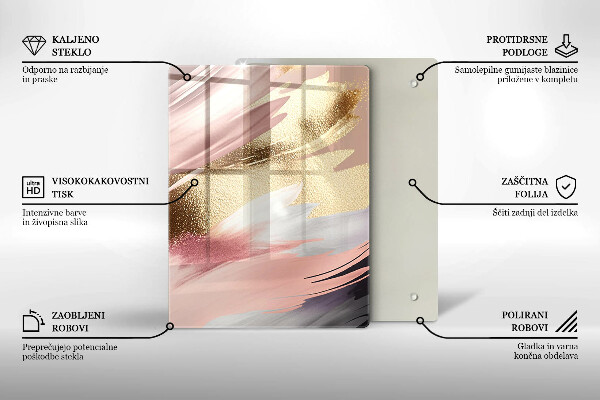 Herd abdeckplatte Pastellflecken