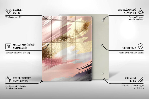 Herd abdeckplatte Pastellflecken