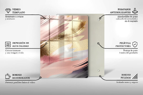 Herd abdeckplatte Pastellflecken