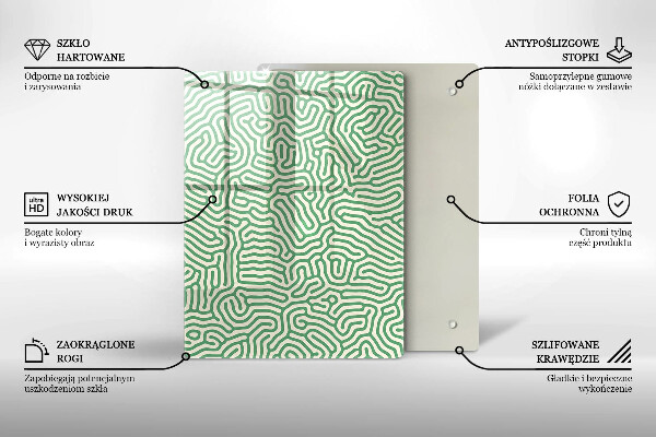 Herd abdeckplatte Abstrakte Linien