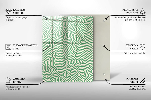 Herd abdeckplatte Abstrakte Linien