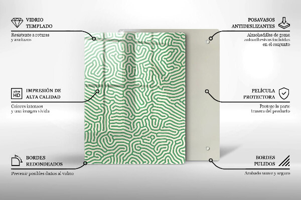 Herd abdeckplatte Abstrakte Linien