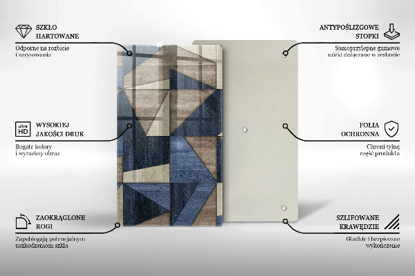 Schutz für induktionskochfeld Geometrische Abstraktion