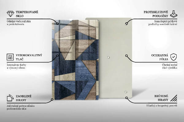 Schutz für induktionskochfeld Geometrische Abstraktion