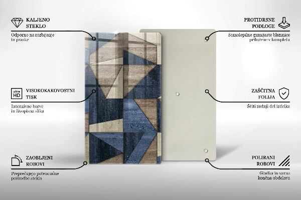 Schutz für induktionskochfeld Geometrische Abstraktion
